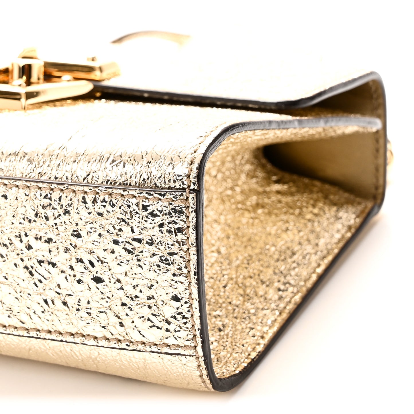 Galassia Small Padlock Shoulder Bag Platino