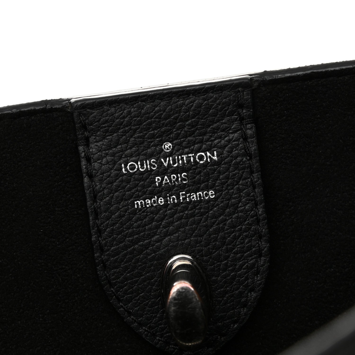 Louis Vuitton Calfskin Lockme Go Tote Black 6 of 10