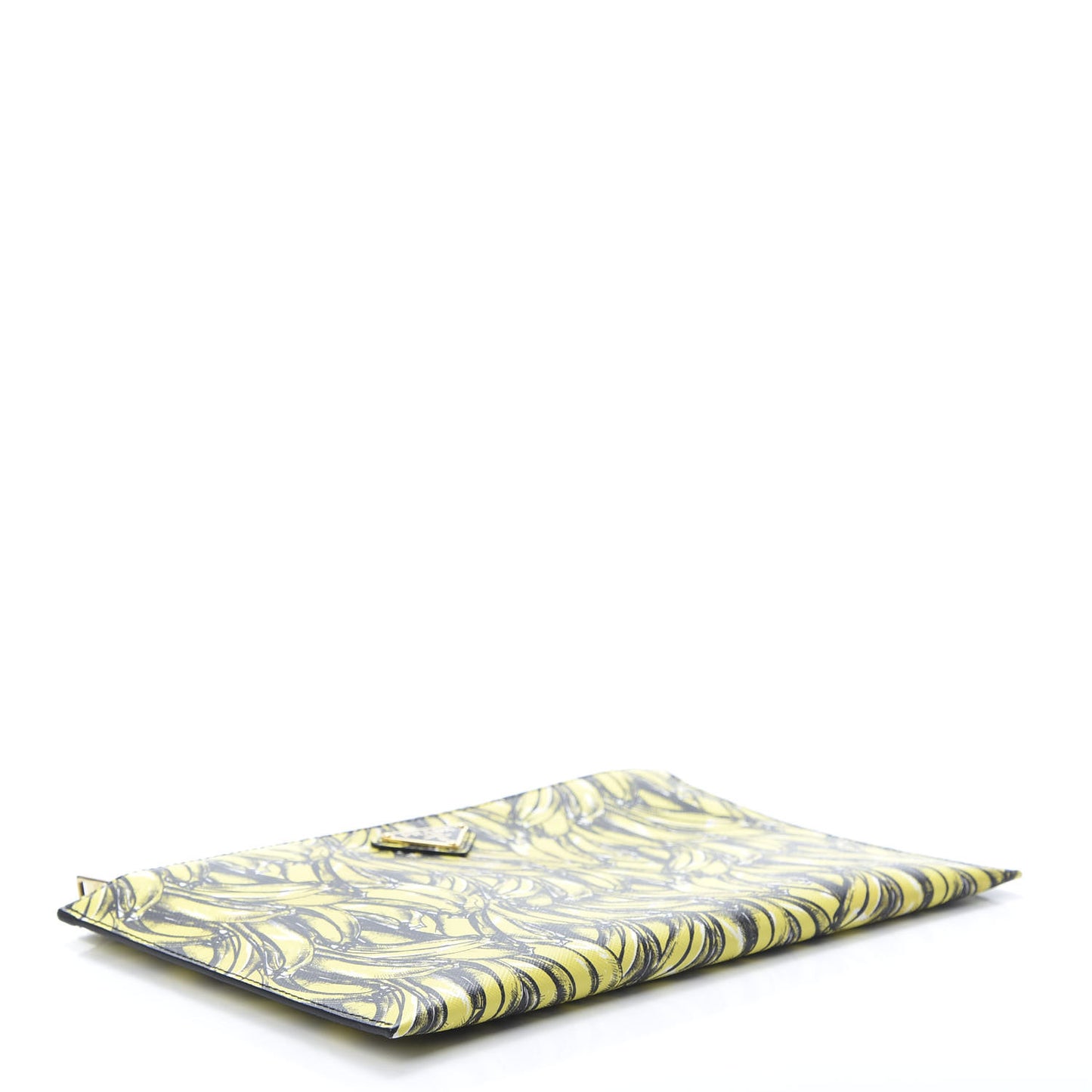 Saffiano Banane Clutch Giallo