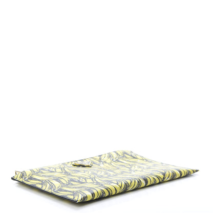 Prada Saffiano Banane Clutch Giallo 4 of 7