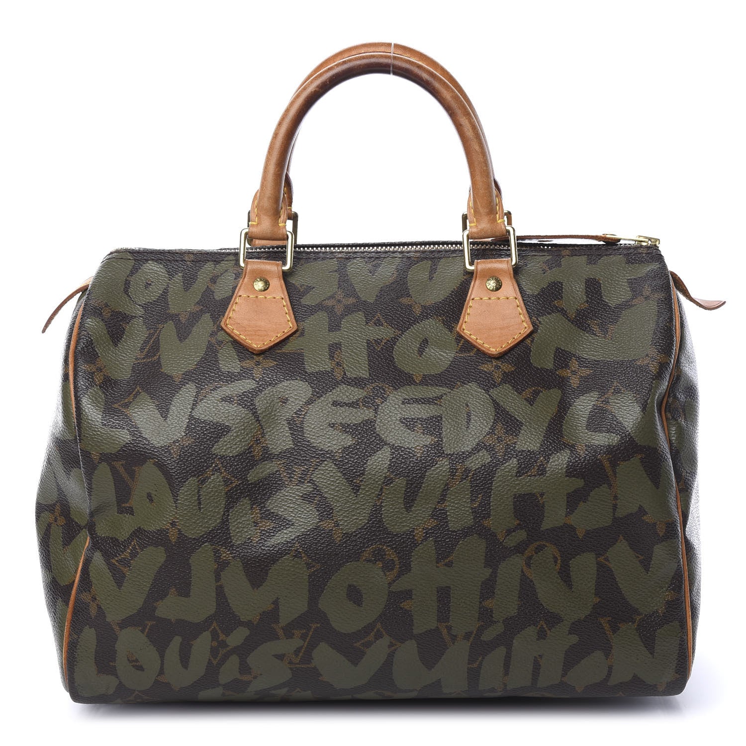 Louis Vuitton Monogram Graffiti Speedy 30 Kaki 1 of 14