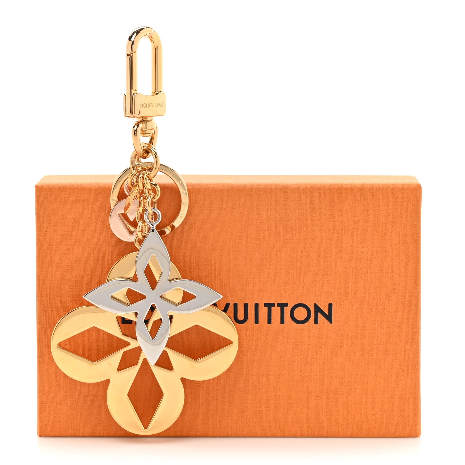 Louis Vuitton Malletage Blossom Bag Charm Key Holder 5 of 5