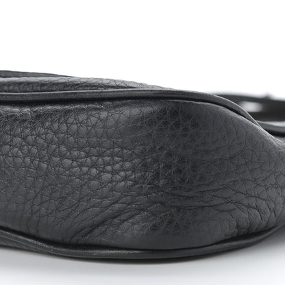 Gucci Pebbled Calfskin Medium Soho Flap Crossbody Black 10 of 11