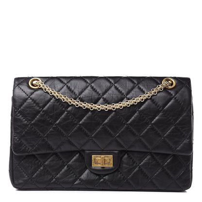 Chanel Aged Calfskin Quilted 2.55 Reissue 226 Flap Black 1 of 10