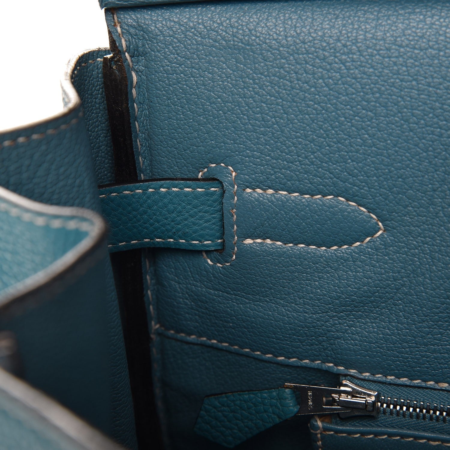 Hermes Togo Birkin 35 Blue Jean 12 of 38