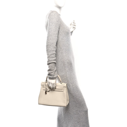 Hermes Togo Kelly Retourne 28 Craie 3 of 15