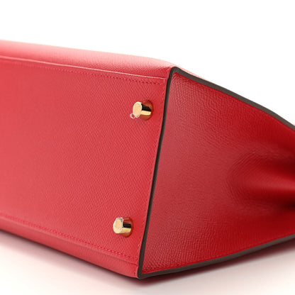 Hermes Epsom Kelly Sellier 28 Rouge Casaque 10 of 11