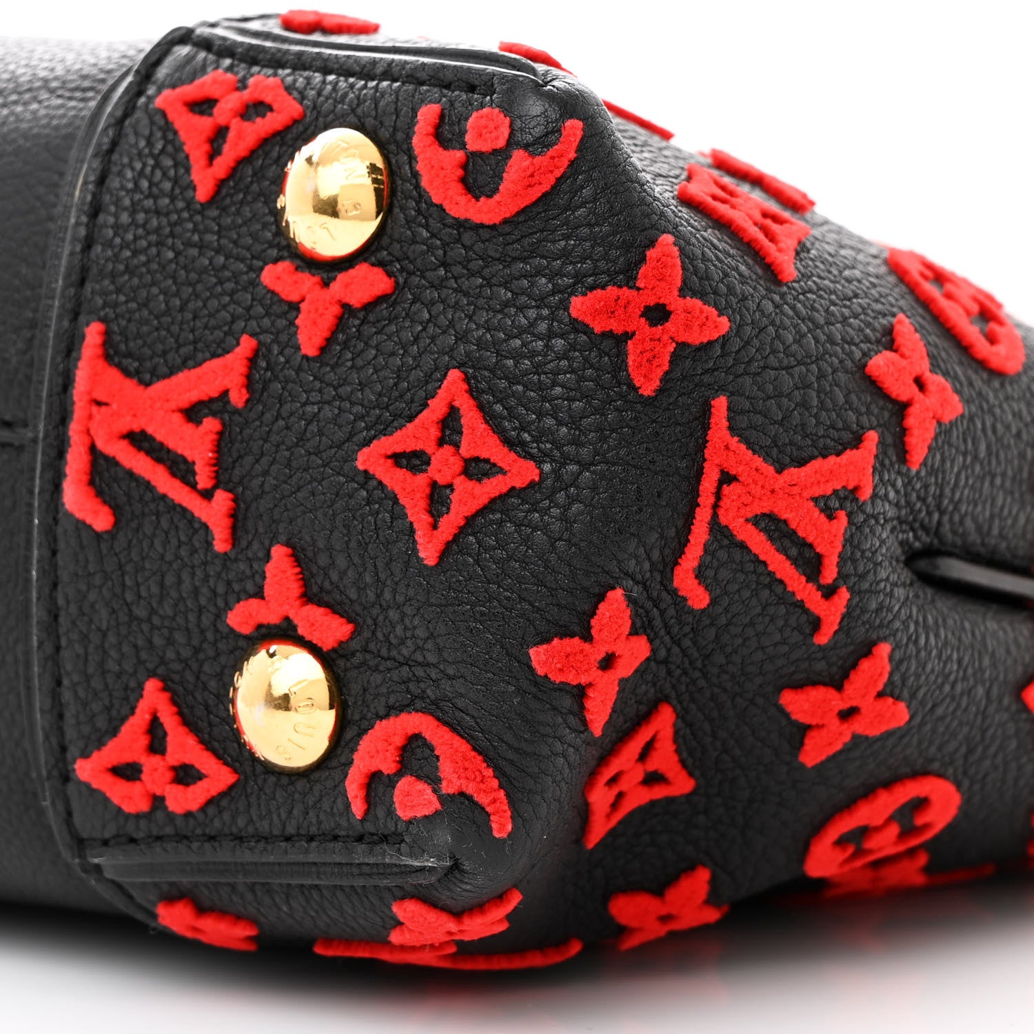 Louis Vuitton Veau Cachemire Tote W BB Black 9 of 10
