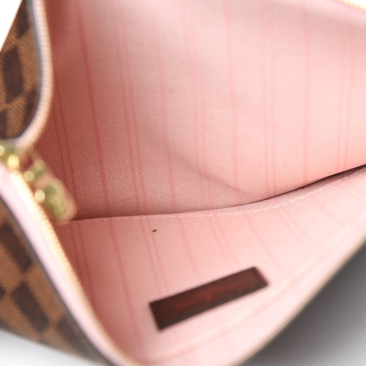 Damier Ebene Neo Neverfull MM Rose Ballerine