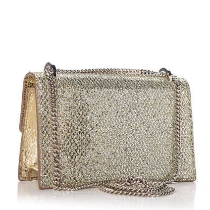 Jimmy Choo Lame Glitter Flap Champagne 3 of 10