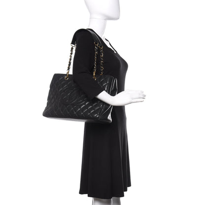 Chanel Caviar Quilted Grand Shopping Tote GST Black 2 of 13