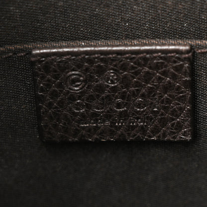 Gucci Crystal Monogram Dollar Calfskin Mini Dome Bag Beige Ebony Testa di Moro 6 of 11