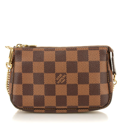 Louis Vuitton Damier Ebene Mini Pochette Accessories 1 of 7