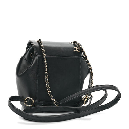 Chanel Lambskin CC Mania Backpack Black 3 of 9