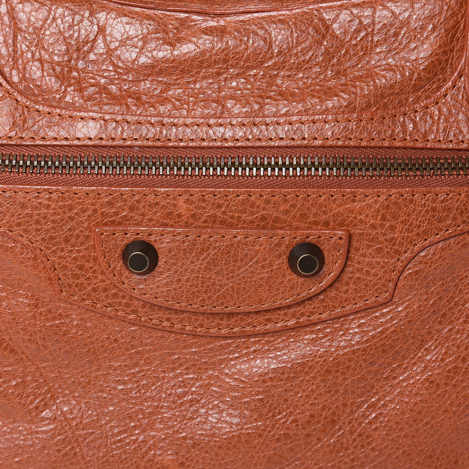 Balenciaga Agneau Classic Hardware City Orange Brulee 8 of 13