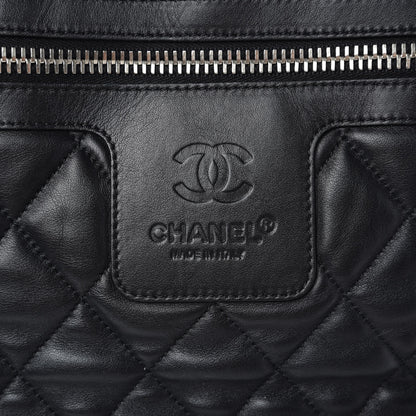Chanel Lambskin Quilted Large Coco Cocoon Reversible Tote Black 9 of 17