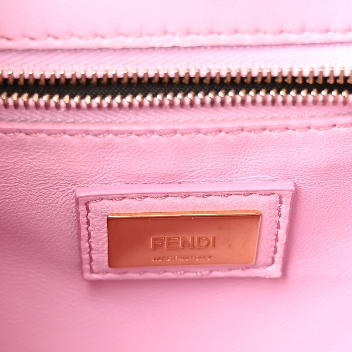 Nappa Colorblock Mini Peekaboo Iconic Satchel Iris Magenta Bubblegum