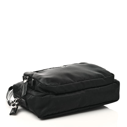 Prada Tessuto Nylon Saffiano Wristlet Black 3 of 9