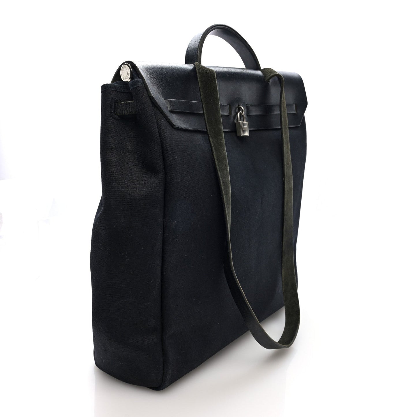 Toile Vache Calfskin Herbag 40 GM Black