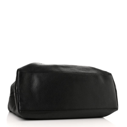 Gucci Pebbled Calfskin Large Soho Chain Shoulder Bag Black 4 of 11