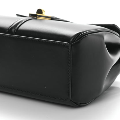 Celine Satinated Calfskin Mini 16 Top Handle Bag Black 9 of 9