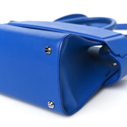 Givenchy Grained Calfskin Mini Horizon Satchel Blue 10 of 11