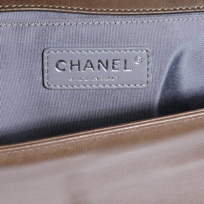 Chanel Lambskin Quilted Medium Boy Flap Khaki 4 of 7