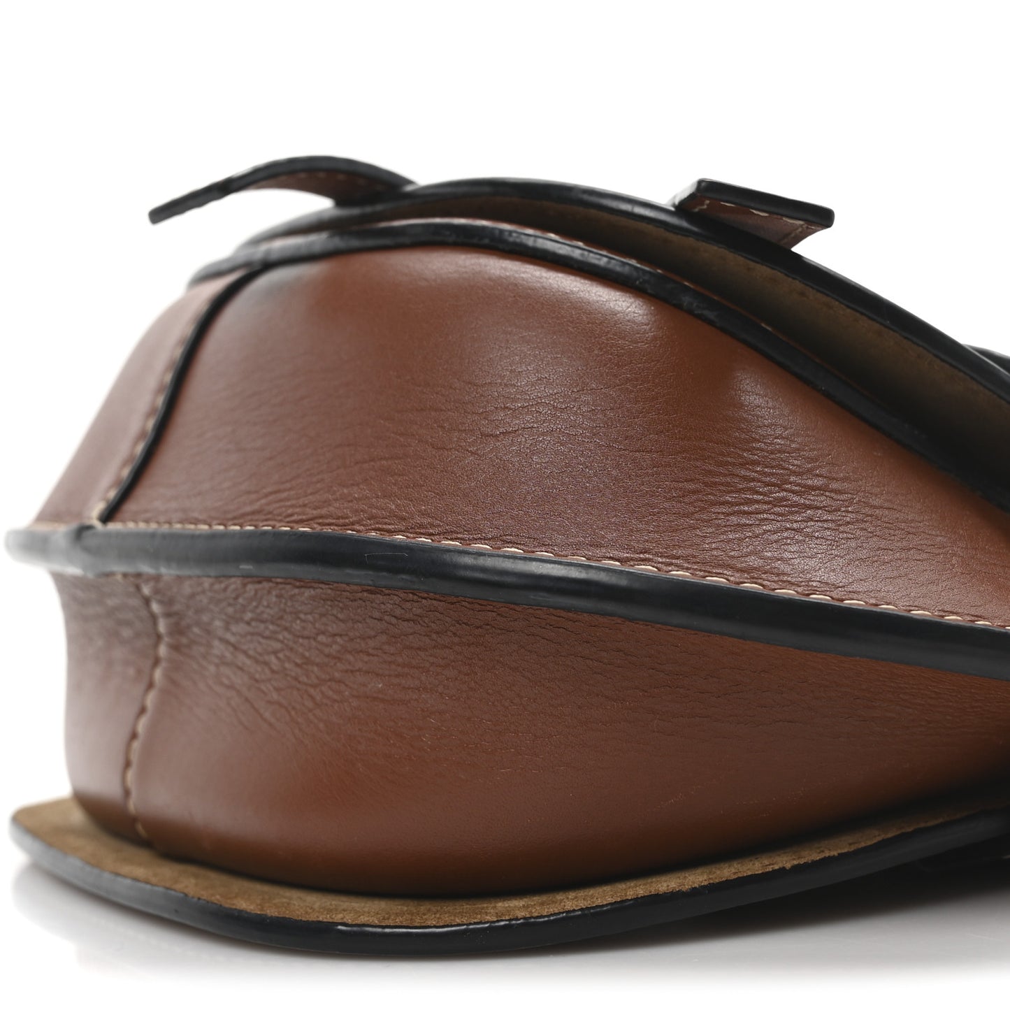 Calfskin Mini Gate Belt Bag Tan