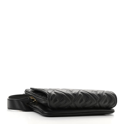 Fendi Nappa FF 1974 Diagonal Embossed Upside Down Belt Bag Black 4 of 11