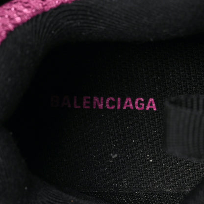 Balenciaga Mesh Nylon Metallic Fabric Womens Track Sneakers 38 Pink Blue 8 of 9