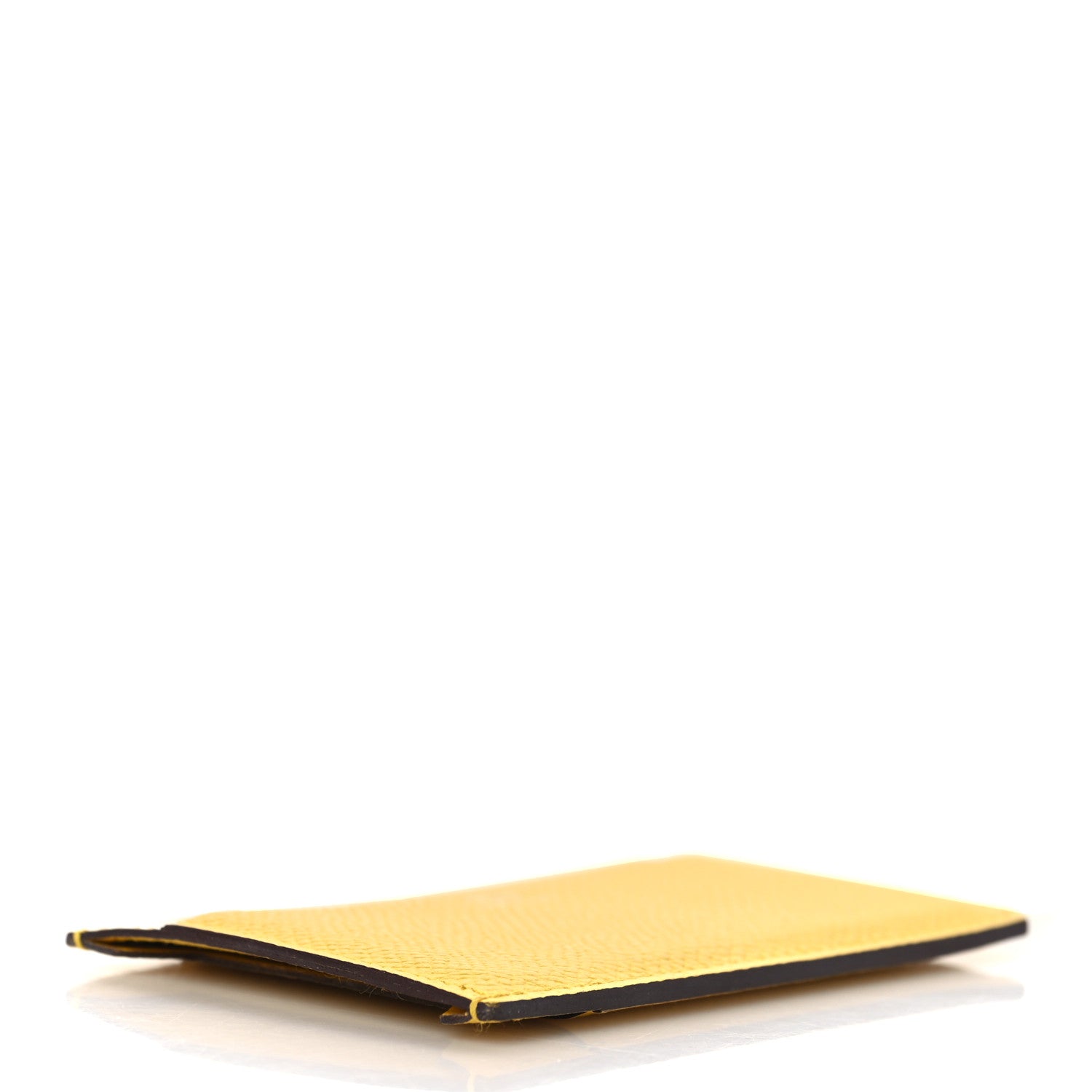 Hermes Epsom City 4CC Card Holder Jaune De Naples 4 of 5
