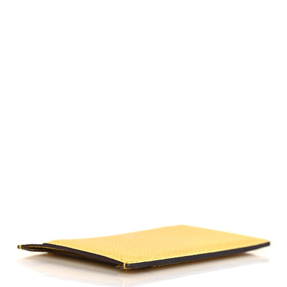 Hermes Epsom City 4CC Card Holder Jaune De Naples 4 of 5