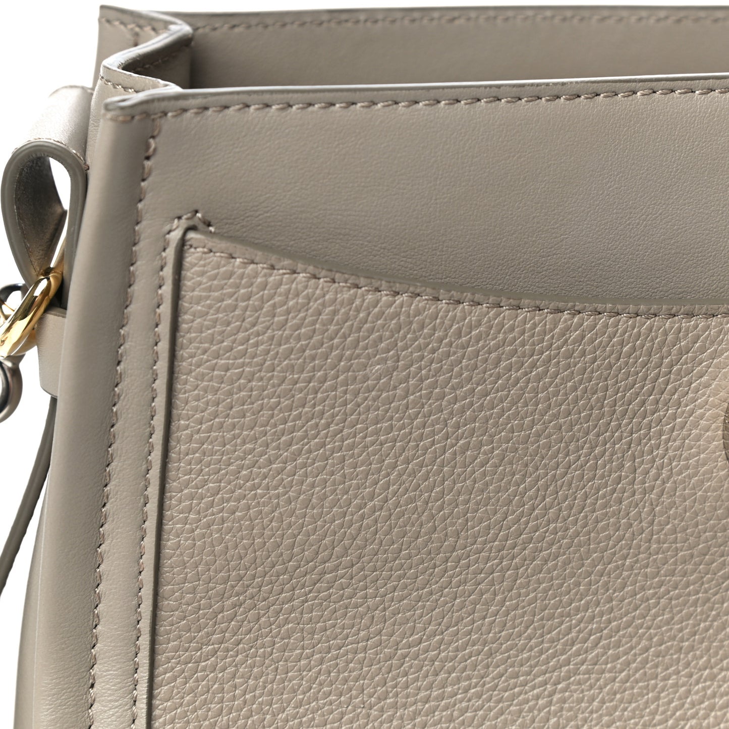 Calfskin Small Tess Day Bag Motty Grey