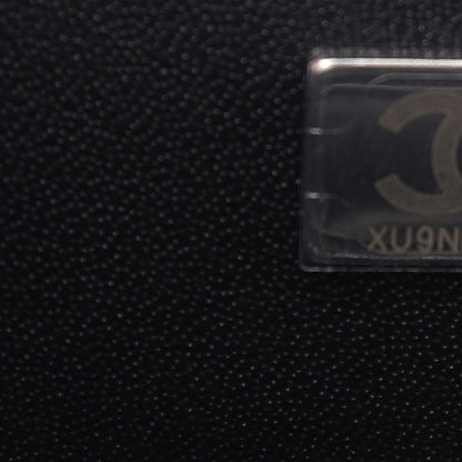 Chanel Lambskin Printed Mini Rectangular Flap Black Silver 7 of 9