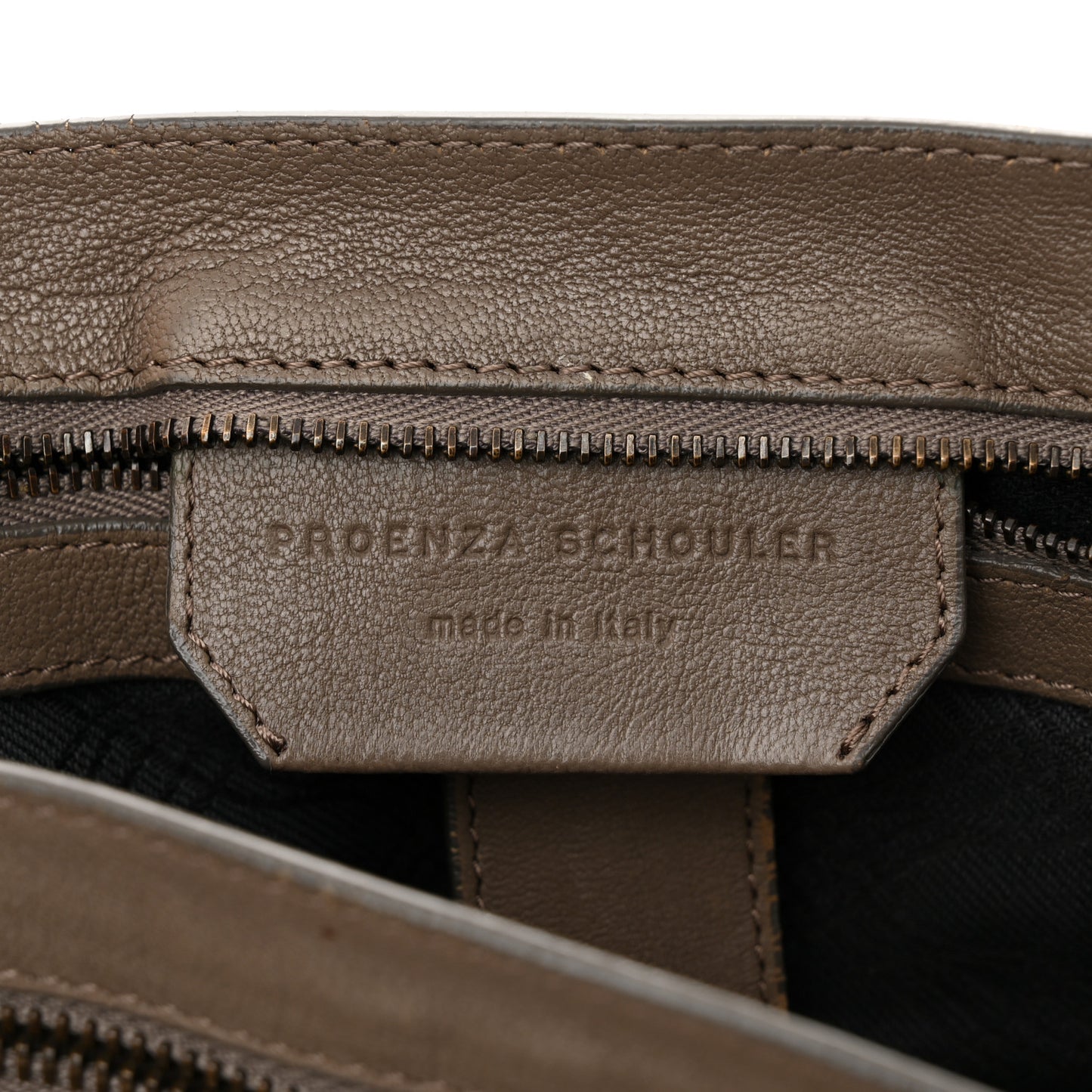 Lambskin PS1 Medium Satchel Smoke