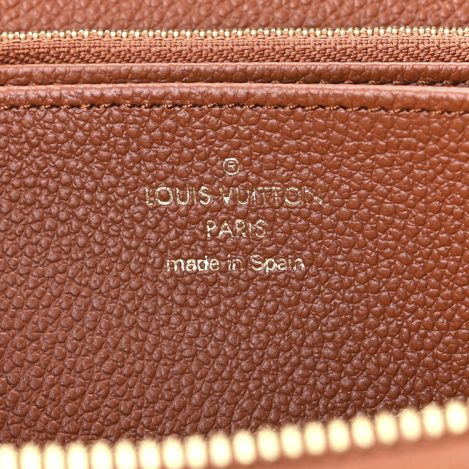Louis Vuitton Empreinte Zippy Wallet Cognac 5 of 7