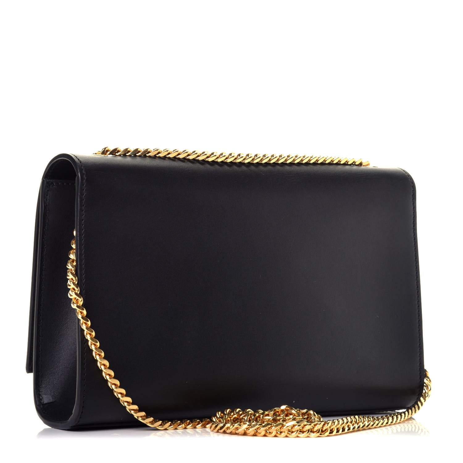 Saint Laurent Smooth Calfskin Medium Classic Monogram Kate Tassel Satchel Black 3 of 8