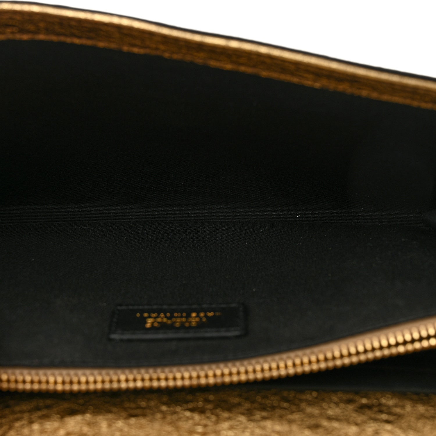 Versace Metallic Calfskin Medusa Clutch With Chain Gold 5 of 12