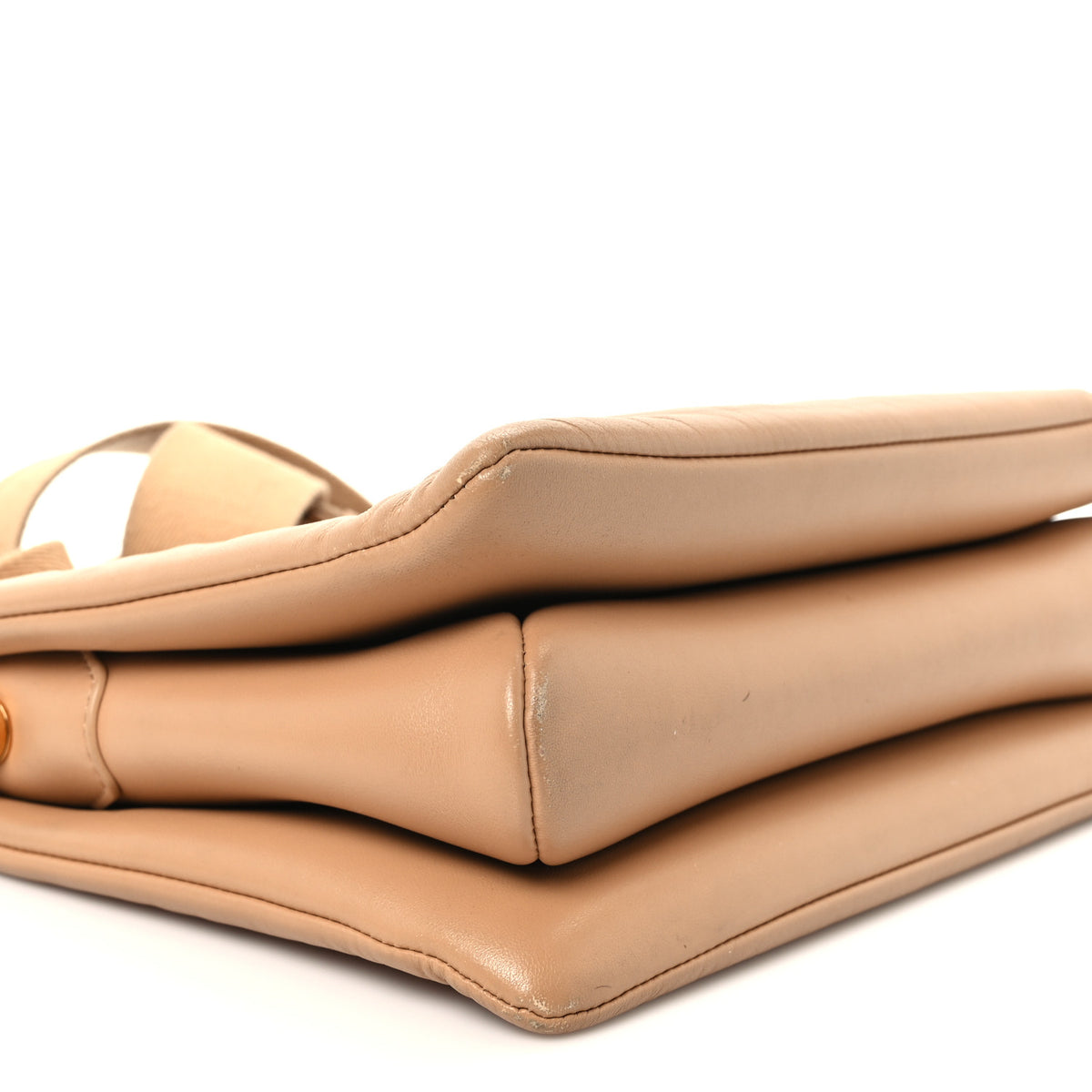 Louis Vuitton Lambskin Embossed Monogram Coussin PM Camel 8 of 9
