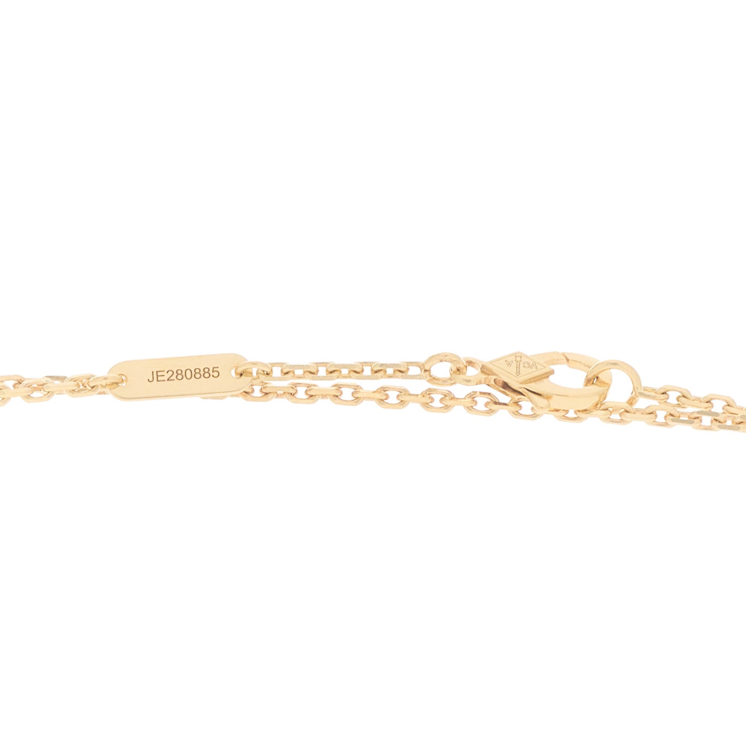 Van Cleef & Arpels 18K Yellow Gold Mother of Pearl Magic Alhambra Long Necklace 4 of 8