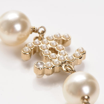 Chanel Pearl CC Long Necklace Gold 7 of 7