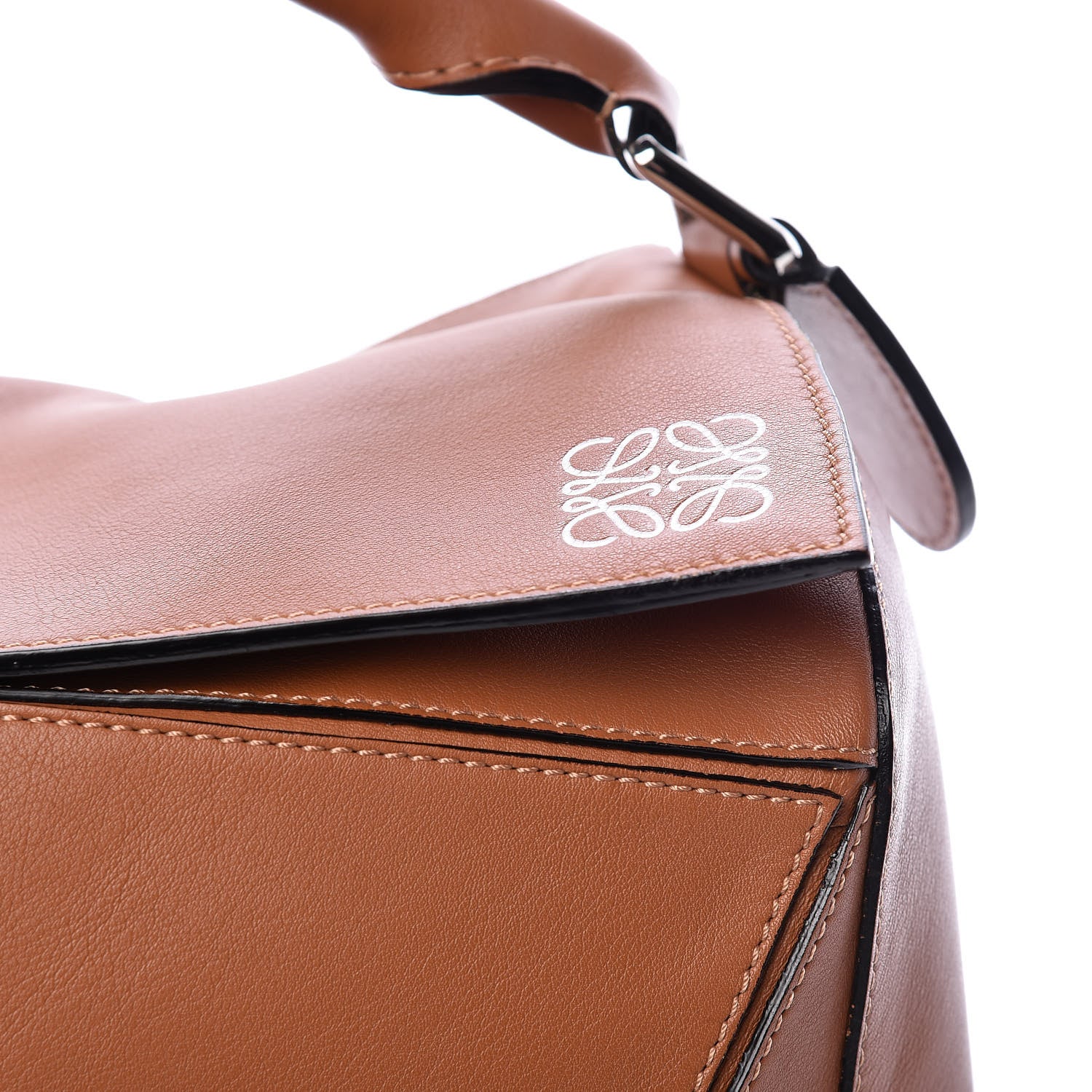 Loewe Calfskin Large Puzzle Bag Tan 10 of 11