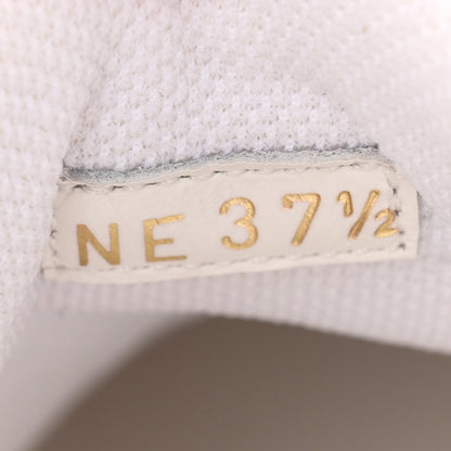 Christian Dior Calfskin Bi-Color Dior-ID Platform Sneakers 37.5 White Nude 9 of 9