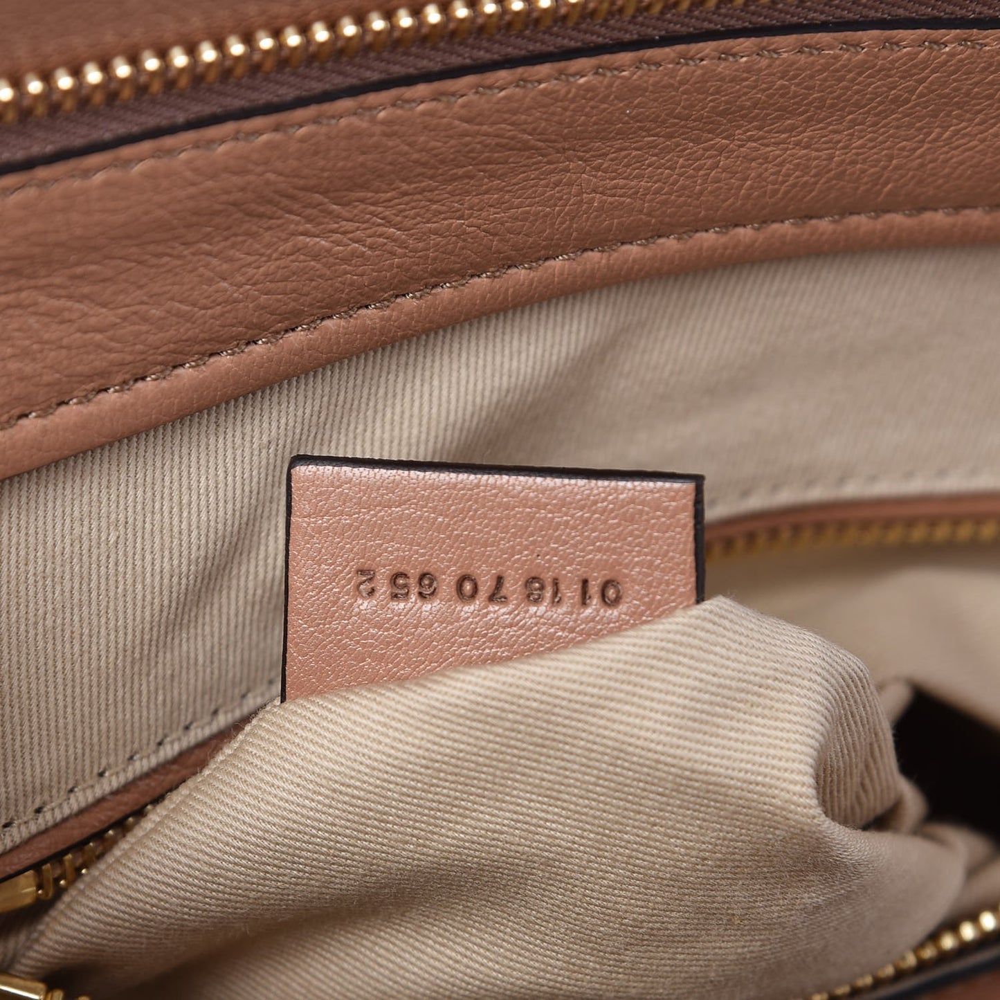 Goatskin Suede Medium Pixie Bag Nougat