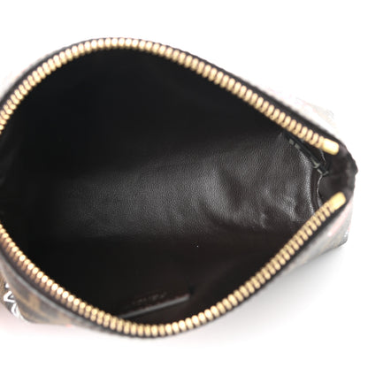Fendi Zucca Spalmati Umbrella Print Cosmetic Pouch Tobacco 5 of 7