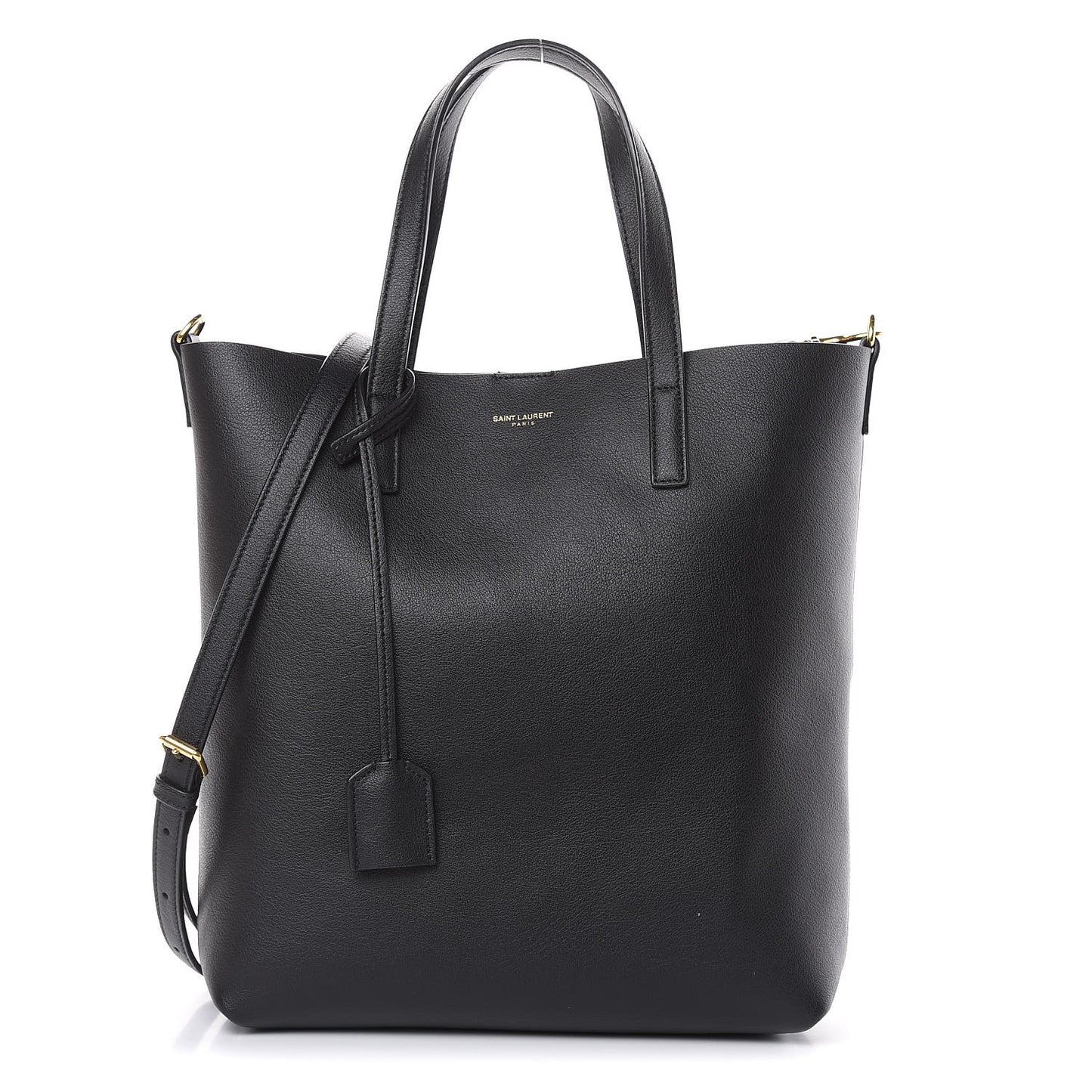 Calfskin Toy Shopping Tote Black