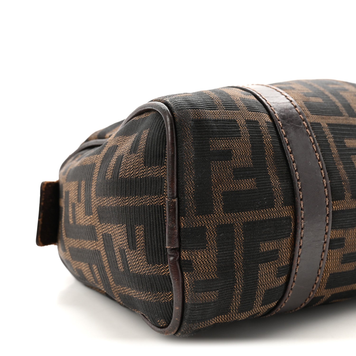 Fendi Zucca Mini Boston Satchel Tobacco 8 of 9