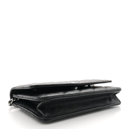 Chanel Caviar Quilted Wallet on Chain WOC Black 4 of 11