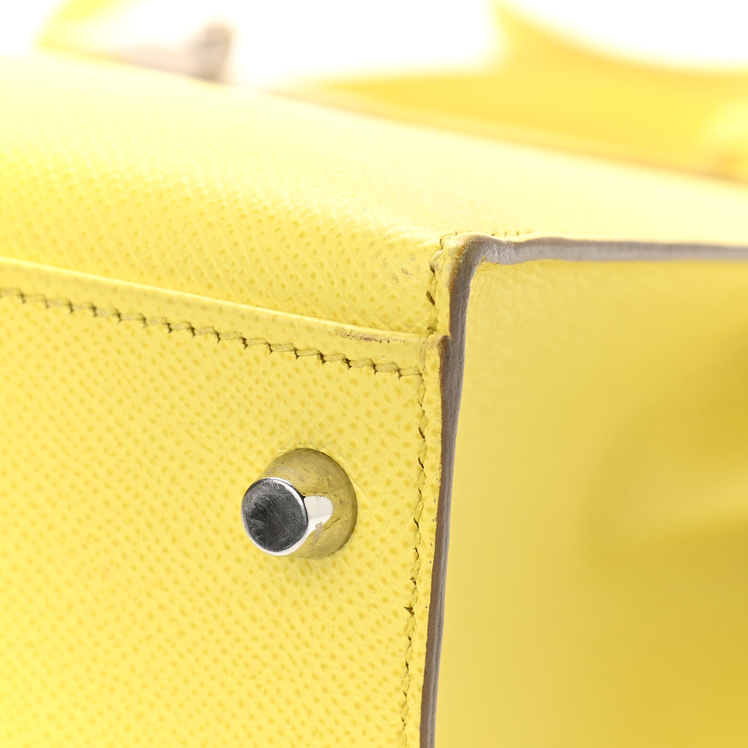 Hermes Epsom Kelly Sellier 35 Lime 13 of 16