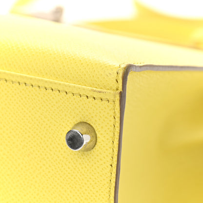 Hermes Epsom Kelly Sellier 35 Lime 13 of 16